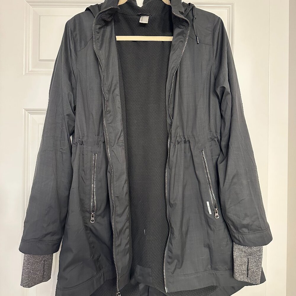 Mondetta Cinched Waist Full Zip Hooded Jacket